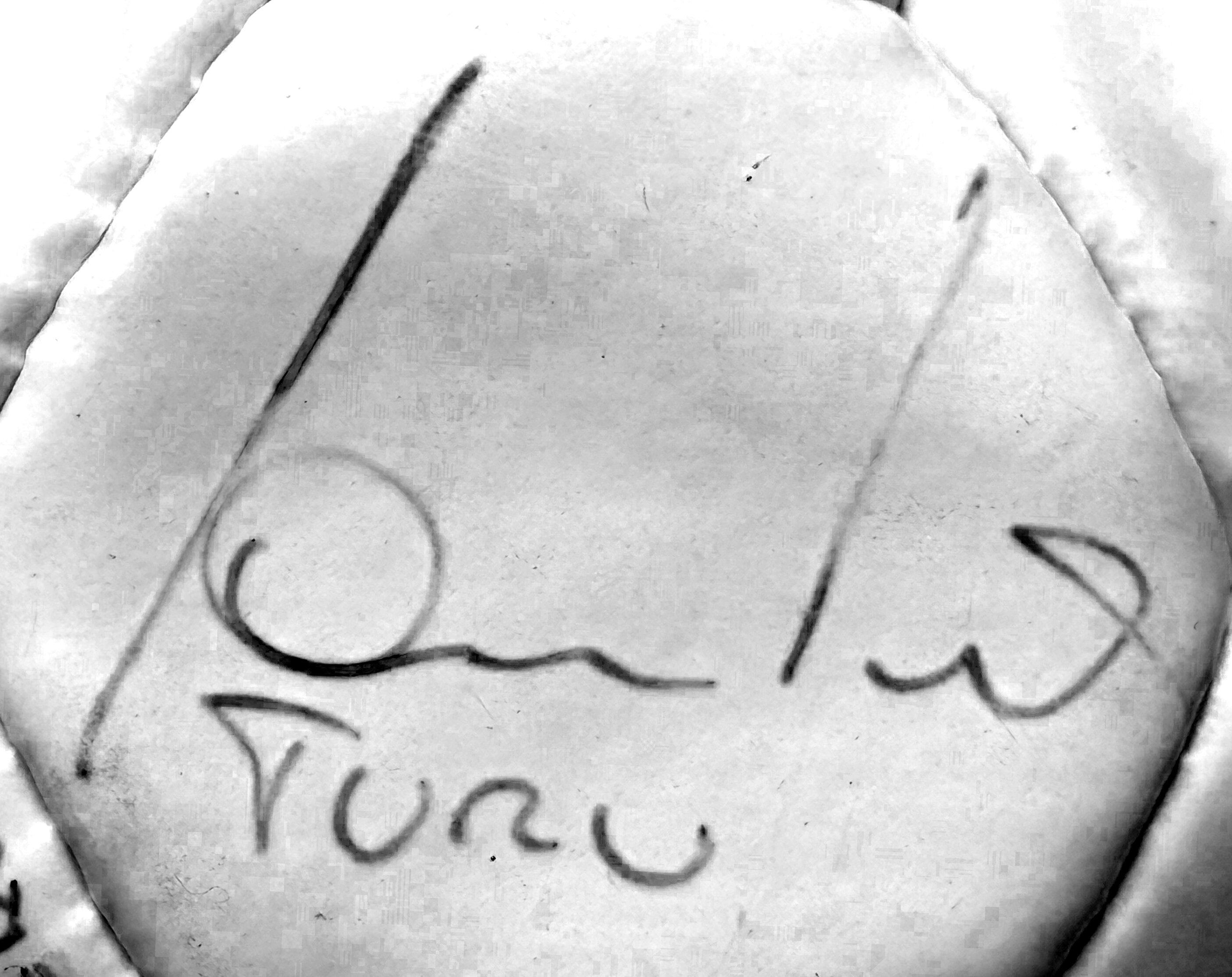 Signature of Turu Flores